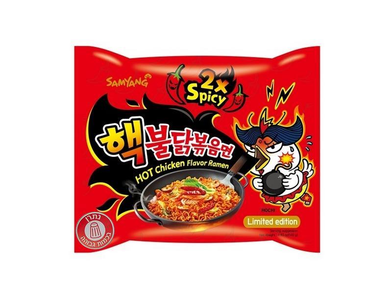 Buldak Double Spicy Hot Chicken Ramen